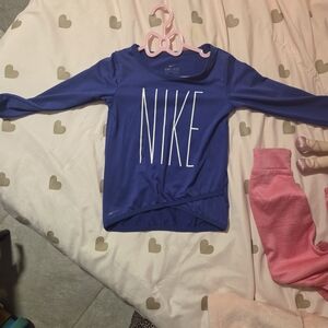 Nike Royal Blue Long Sleeve Tee